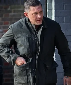 MobLand S02 Tom Hardy Black Cotton Jacket