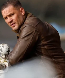 Mobland S02 Tom Hardy Brown Bomber Jacket
