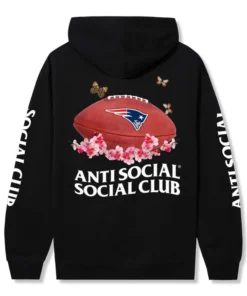 New England Patriots AntiSocialSocialClub Hoodie 2026