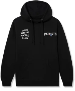 New England Patriots ASSC Snap Black Hoodie