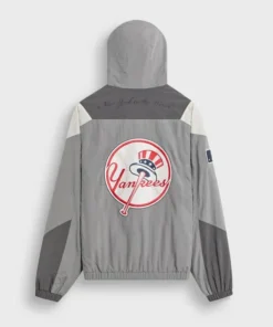 New York Yankees Nylon Dante Jacket Grey