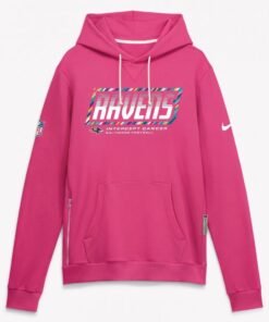 NFL 2026 Arizona Cardinals Crucial Catch Pullover Hoodie Pink