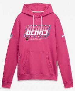 NFL 2026 Bears Crucial Catch Pullover Hoodie Pink