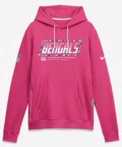 NFL 2026 Cincinnati Bengals Crucial Catch Pullover Hoodie Pink
