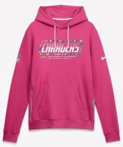 NFL 2026 Los Angeles Chargers Crucial Catch Pullover Hoodie Pink