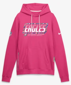 NFL 2026 Nike Eagles Crucial Catch Pullover Hoodie Pink