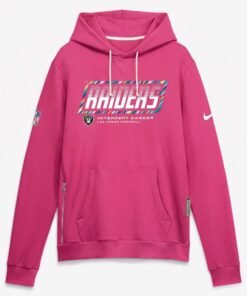 Las Vegas Raiders Crucial Catch Hoodie 2026 NFL 2026 Raiders Crucial Catch Pullover Hoodie Pink