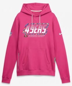 San Francisco 49ers Crucial Catch Hoodie 2026 NFL 2026 San Francisco 49ers Crucial Catch Pullover Hoodie Pink