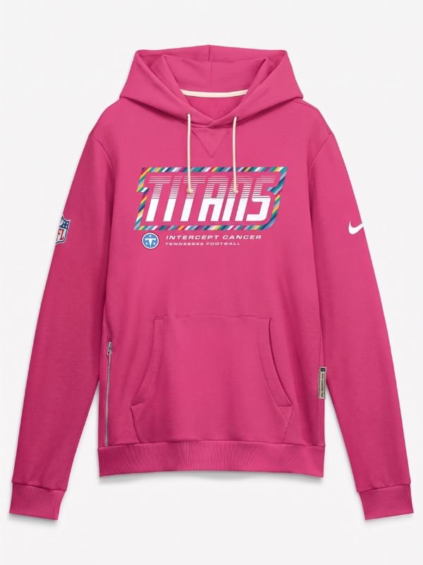 Tennessee Titans Crucial Catch Hoodie 2026 NFL 2026 Tennessee Titans Crucial Catch Pullover Hoodie Pink