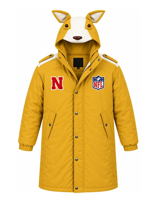 Roger Goodell N-F-L Kangaroo Jacket NFL Commissioner Roger Goodell Kangaroo Coat