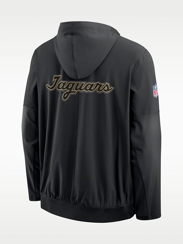 Nike Jaguars Rivalries 2026 Jacket Nike Jaguars Rivalries 2026 Sideline Black Hooded Jacket