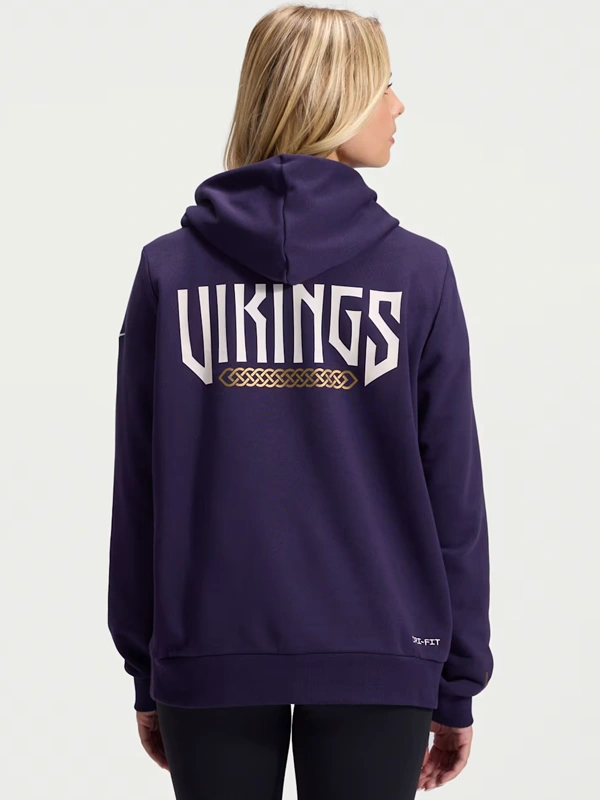 Nike Minnesota Vikings Rivalries 2026 Womens Sideline Hoodie Nike Minnesota Vikings Rivalries 2026 Womens Pullover Hoodie