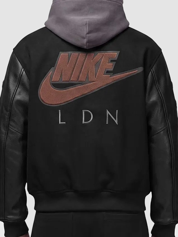 Nike x Jordan London Varsity Jacket Nike x Jordan London Black Jacket