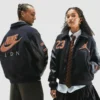 J Balvin Rock Show In Rio Windbreaker Jacket Nike x Jordan London Varsity Jacket