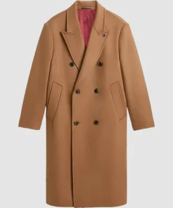 Travis Kelce NYC Brown Trench Coat NYC 2026 Travis Kelce Brown Coat