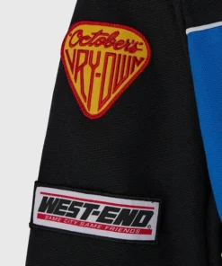 OVO x Snowcross Racing Jacket October's Very Own Snowcross Racing Jacket Close Up
