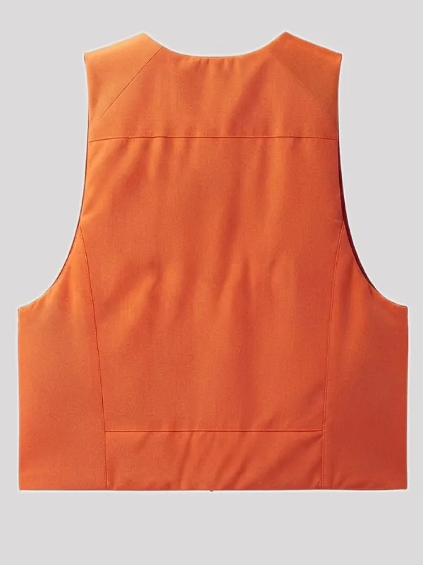 Nike x One Piece Orange Vest One Piece x Nike Orange Unisex Zip Up Vest