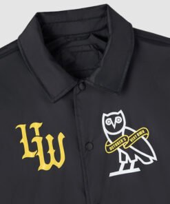 OVO University of Waterloo Campus 01 2026 Black Coaches Jacket