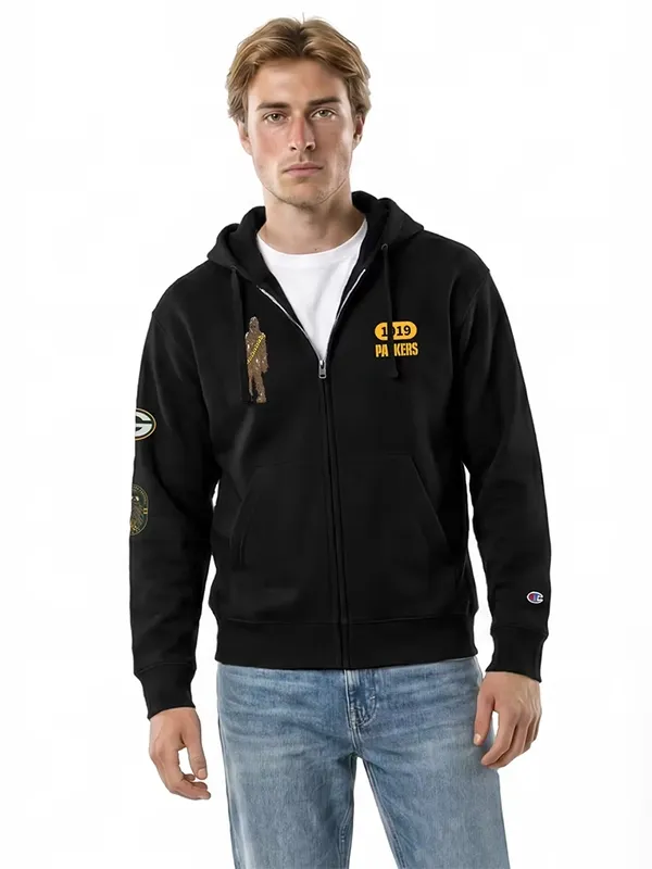 Packers Disney x Champion Chewbacca Hoodie Packers Disney x Champion Chewbacca Hoodie
