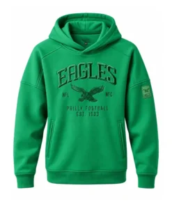 Philadelphia Eagles x UNRL Hoodie 2026 Philadelphia Eagles x UNRL Green Fleece Hoodie