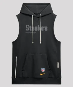 Pittsburgh Steelers Nike 2026 Sideline Dri FIT Sleeveless Hoodie