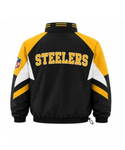 Pittsburgh Steelers Starter Half Zip Yellow and Black Jacket