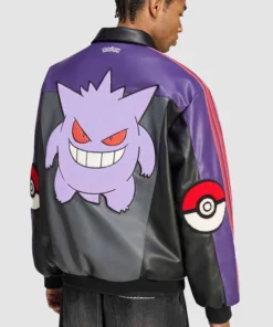 Pokémon x Adidas Gengar 8-Ball Jacket Back