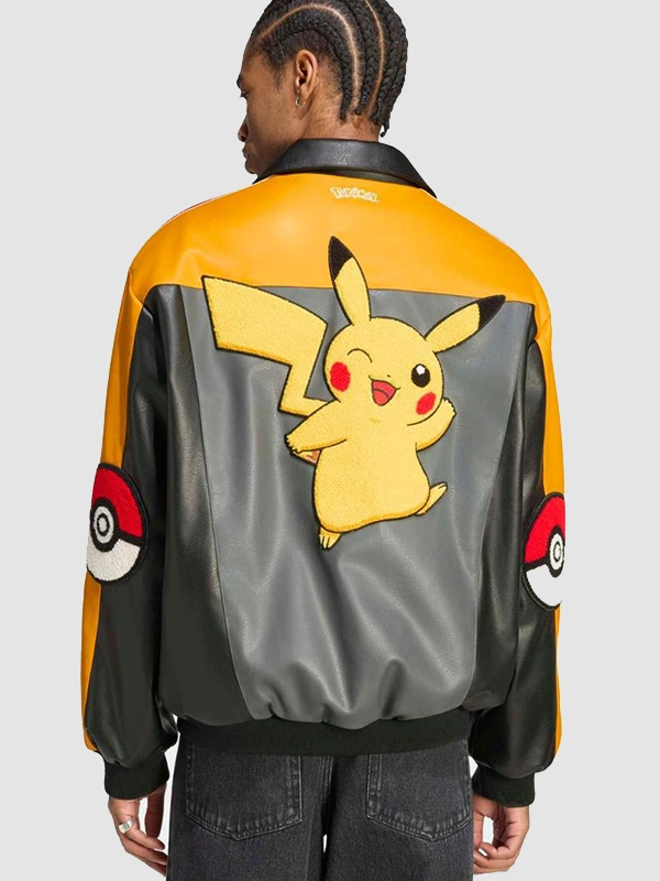 Pokémon x Adidas Pikachu 8-Ball Jacket Pokémon x Adidas Pikachu 8-Ball Jacket Back