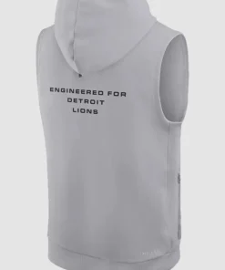 2026 Detroit Lions Sleeveless Hoodie Preseason 2026 Detroit Lions Sleeveless Hoodie