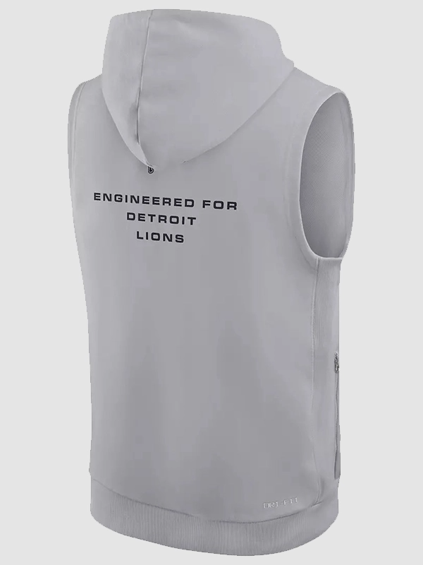2026 Detroit Lions Sleeveless Hoodie Preseason 2026 Detroit Lions Sleeveless Hoodie