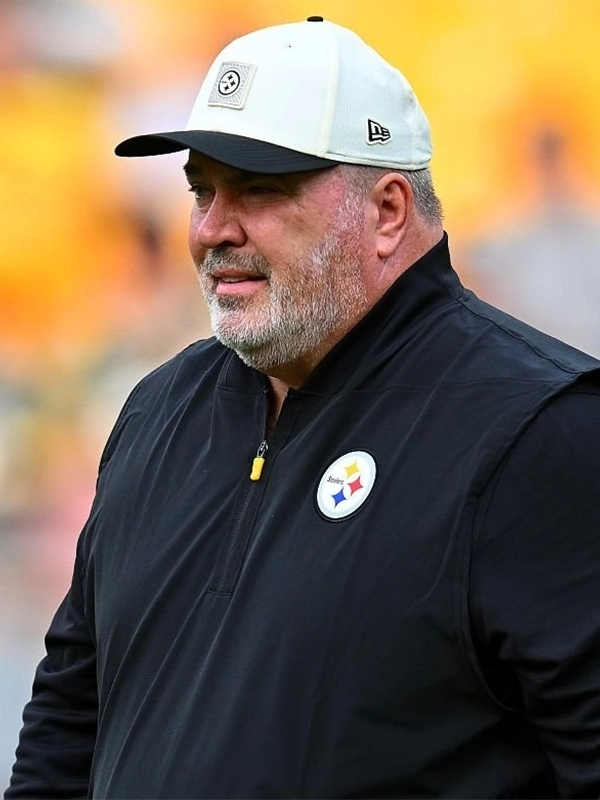 Mike McCarthy Pittsburgh Steeler Vest Preseason 2026 Mike McCarthy Pittsburgh Steeler Vest