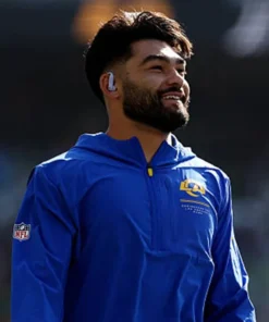 Puka Nacua 2026 Los Angeles Rams Anorak Jacket
