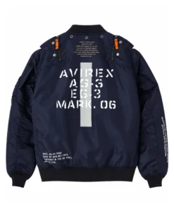 RADIO EVA X AVIREX MA-1 Flight Jacket Navy Blue