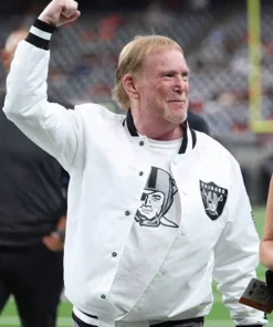 Raiders Mark Davis Bomber Jacket