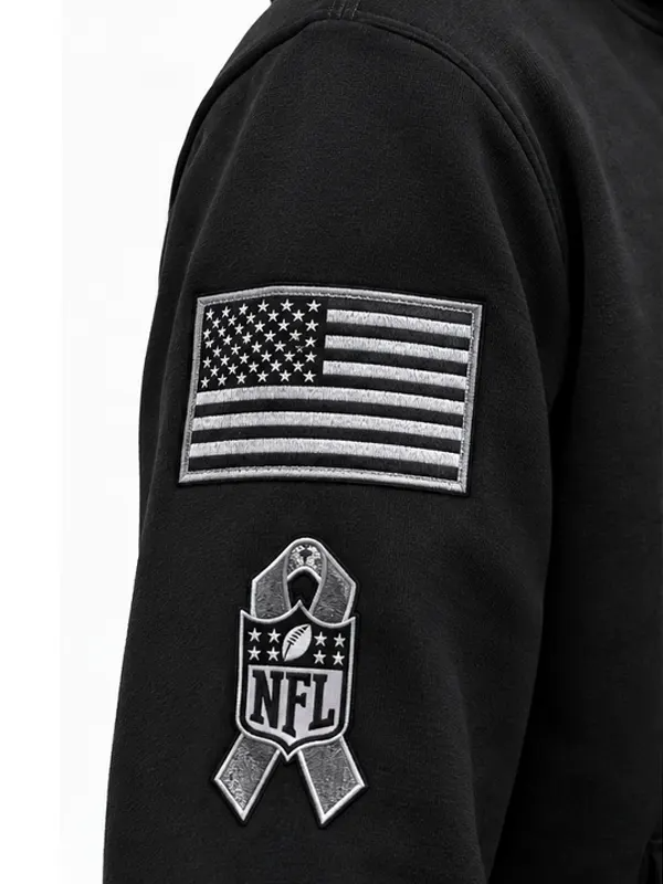 Los Angeles Rams 2026 Salute to Service Hoodie Rams 2026 Salute to Service Black Hoodie