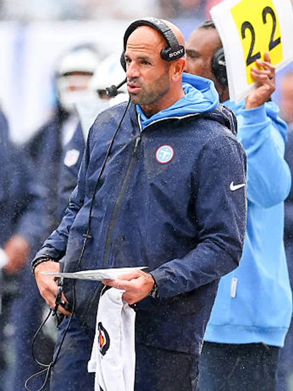 Robert Saleh 2026 Tennessee Titans Jacket Robert Saleh 2026 Tennessee Titans Jacket