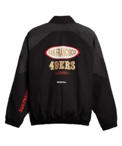 San Francisco 49ers Black Nylon Track Jacket San Francisco 49ers lululemon Nylon Black Jacket