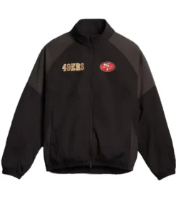 San Francisco 49ers Black Nylon Track Jacket San Francisco 49ers lululemon Nylon Track Jacket