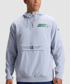 Seahawks Nike Rivalries 2026 Sideline Anorak Half-Zip Jacket