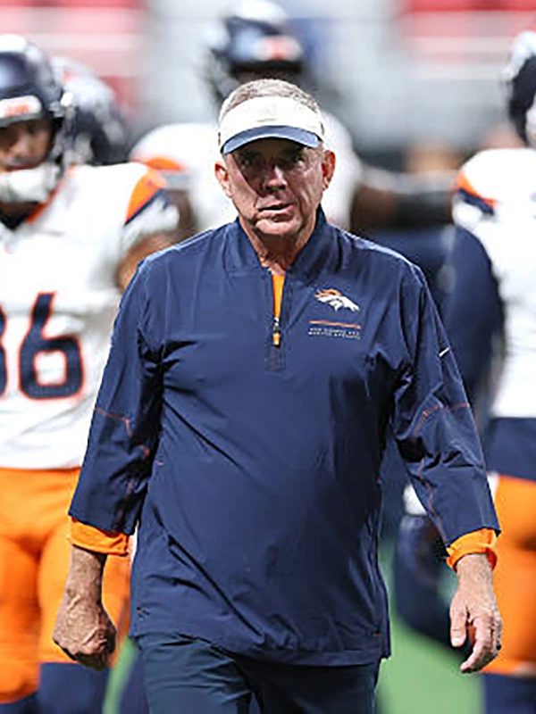 Sean Payton 2026 Denver Broncos Sideline Half-Zip Jacket Sean Payton 2026 Denver Broncos Sideline Half-Zip Jacket