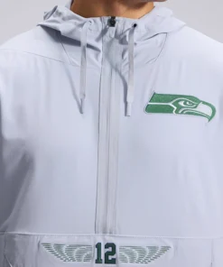 Seahawks Nike Rivalries 2026 Sideline Anorak Half-Zip Jacket Seattle Seahawks Rivalries Sideline Anorak Half-Zip Hoodie