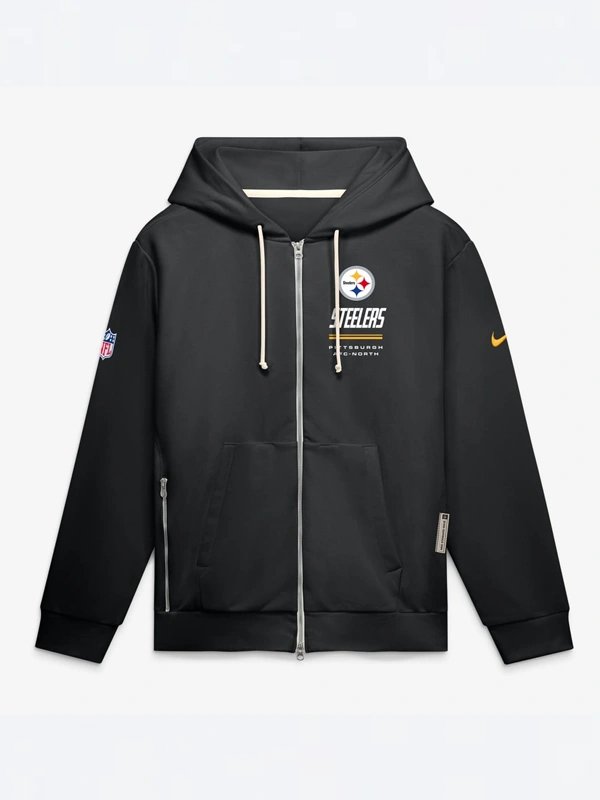 Steelers 2026 Sideline Zip-Up Hoodie Steelers 2026 Sideline Zip-Up Hoodie