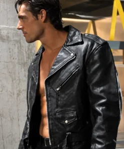 Steven Borden Dynamite Leather Jacket Steven Borden AEW Dynamite Live 2026 Leather Jacket