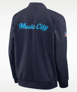 Titans 2026 Nike Rivalries Sideline Full Zip Jacket Tennessee Titans 2026 Nike Rivalries Sideline Bomber Jacket