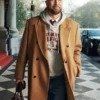 Travis Kelce NYC Brown Trench Coat