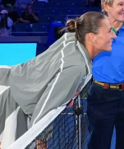 US Open Marta Kostyuk Grey Jacket