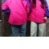 Womens Retro 90s Color Block Windbreaker Jacket