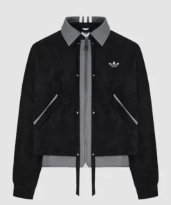 Adidas 3S Deluxe W Jacket Adidas 3S Deluxe Black Jacket