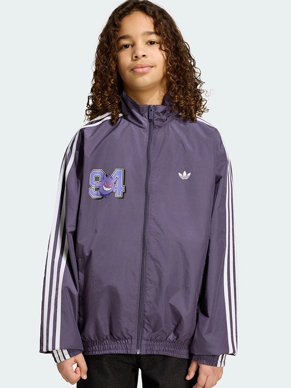 Adidas Pokémon Oversized Windbreaker Jacket Adidas Pokémon Oversized Windbreaker Jacket Front