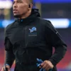 Spencer Brown 2026 Buffalo Bills Sideline Hoodie Amon-Ra St. Brown 2026 Lions Sideline Anorak Jacket
